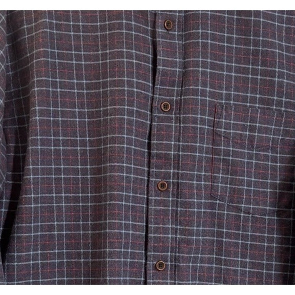 Untuckit Shirt Mens XL Long Sleeve Flannel Casual Button Up Office Work Shirt - Picture 6 of 6